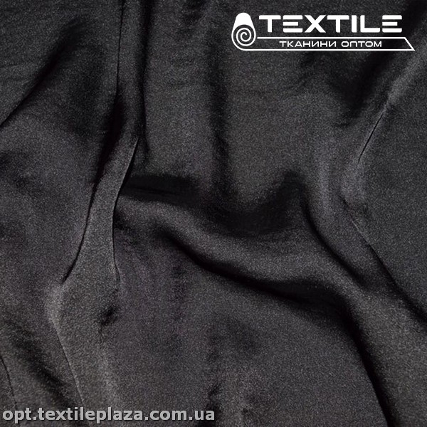 Мокрый шелк 2696C22 крэш, черный