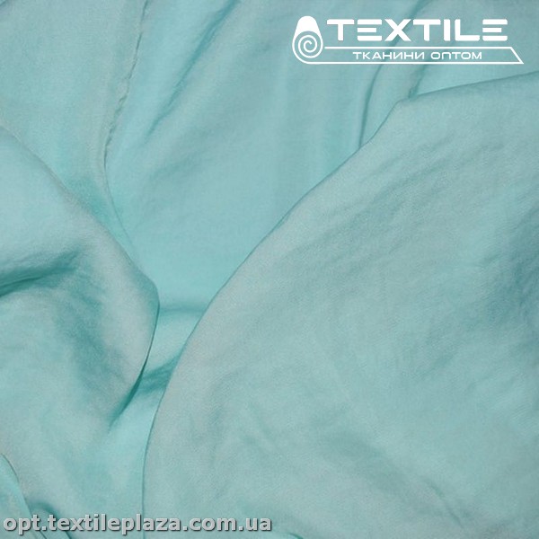 Мокрый шелк 2696C13 крэш, бирюзовый