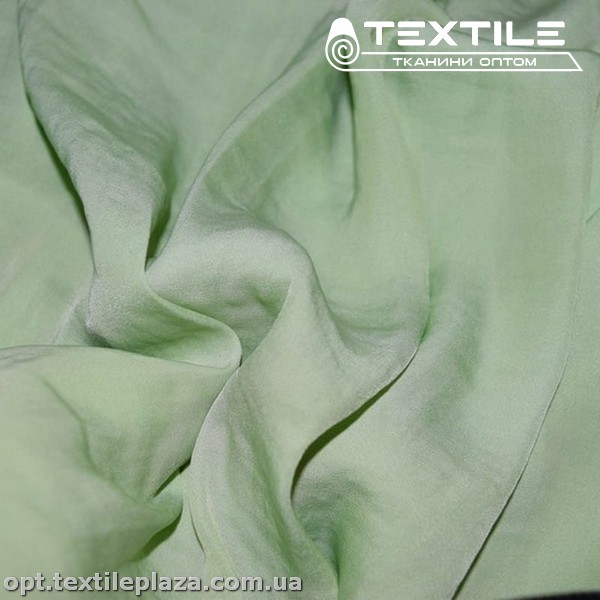 Мокрый шелк 2696C14 крэш, светло-салатовый