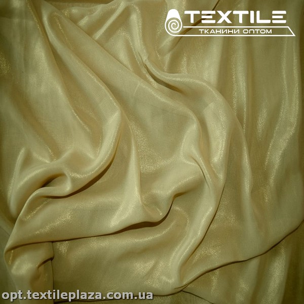 Шифон однотонный 712106C4 металлик песочный