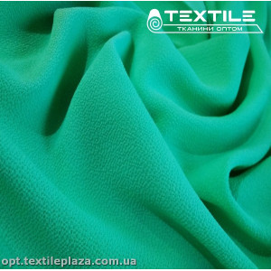 Креп шифон однотонный 2163C2 насыщенно-мятный