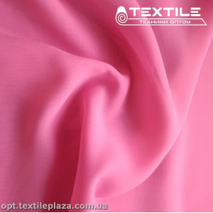 Шифон однотонный 1005C7 розовый
