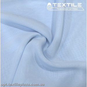 Шифон однотонный 4041C4 нежно-голубой