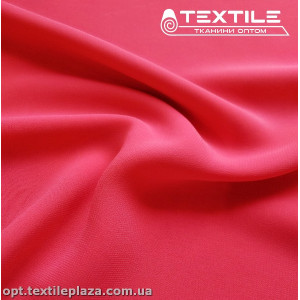 Шифон однотонный 20430C12 ярко-коралловый