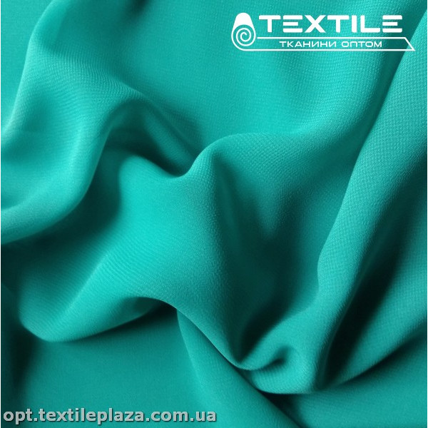 Шифон однотонный 19157C12 бирюзовый