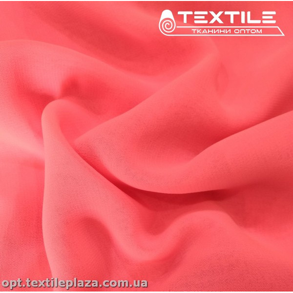 Шифон однотонный 20430C9 розовый