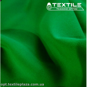 Креп шифон однотонный 2301C22 ярко-зеленый
