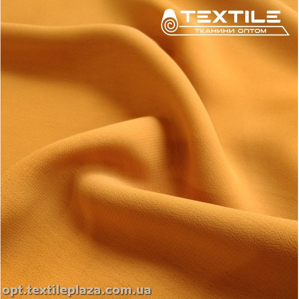 Шифон однотонный 10385C3 песочно-желтый