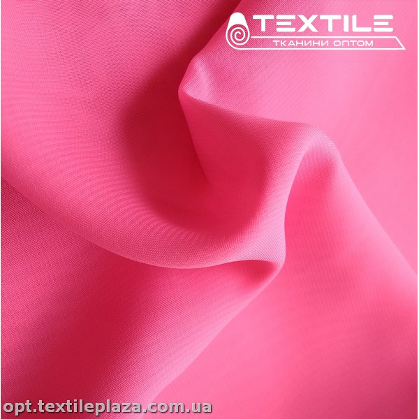 Шифон однотонный 21721C28 кукольно-розовый