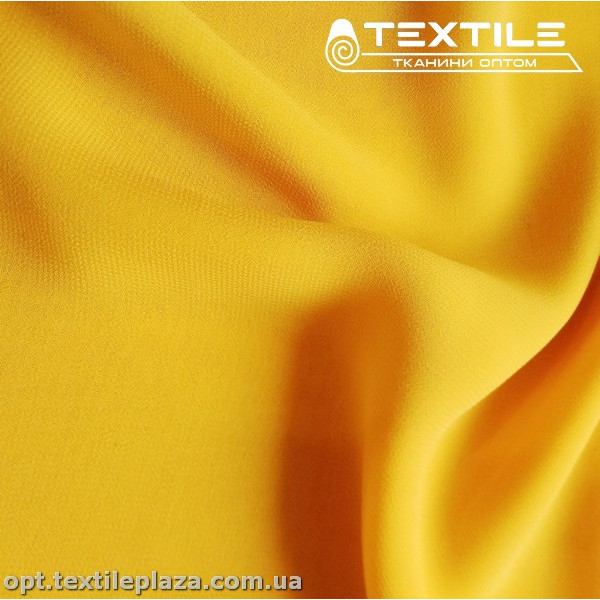 Шифон однотонный 20430C18 горчично-желтый