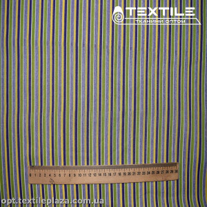 Шифон цветной 3166D3C1 Dobby полоска, зеленый