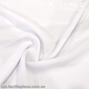 Шифон однотонный 4107C1 белый