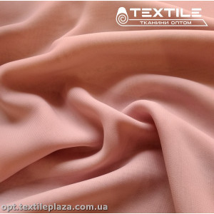 Шифон однотонный 3883C3 пудрово-розовый