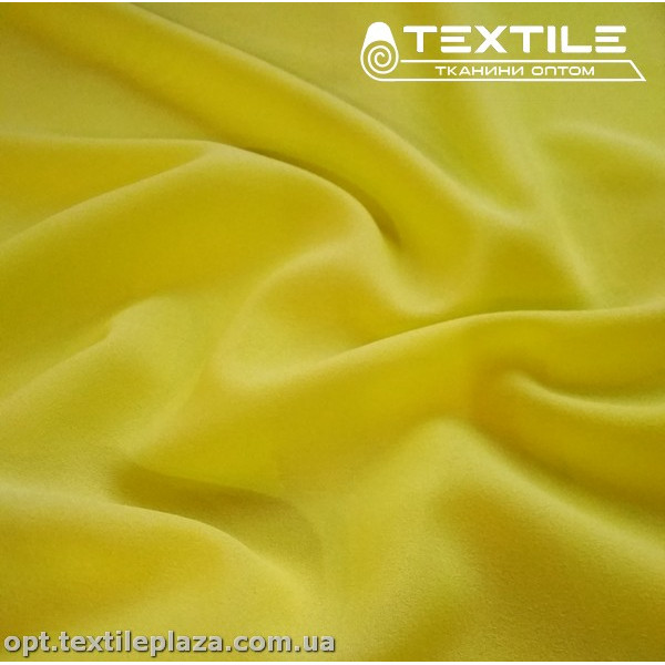 Креп шифон однотонный 2183C7 лимонный