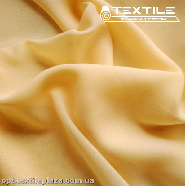 Шифон однотонный 20863C27 светло-желтый