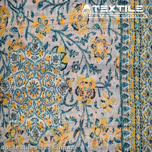 Шифон крэш цветной 2334D153C1 узор, желтый