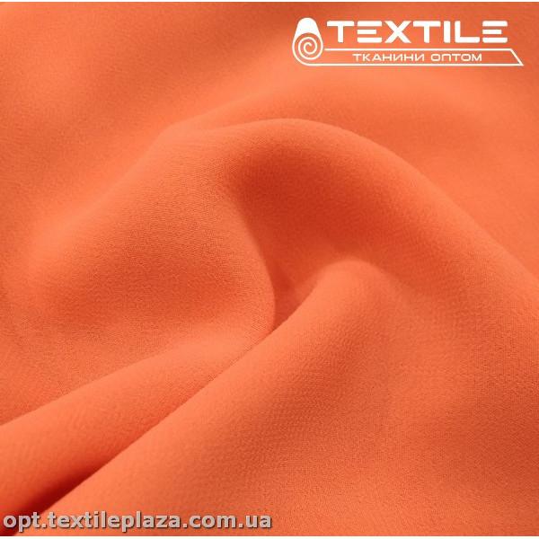 Шифон однотонный 20430C62 персиковый