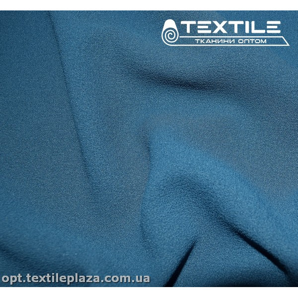 Креп шифон однотонный 3184C11 пыльно-синий