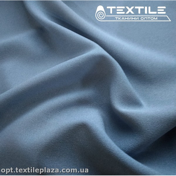 Креп шифон однотонный 3612C5 пыльно-голубой