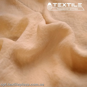 Шифон крэш однотонный 2697C18 Жоржет Peach светло-пудровый