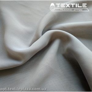 Шифон однотонный 3705C4 светло-серый