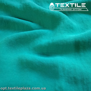 Шифон крэш однотонный 2697C29 Жоржет Peach насыщенно-мятный