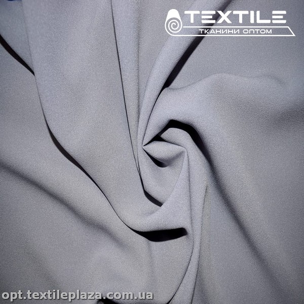 Креп шифон однотонный 3445C8 пыльно-сиреневый