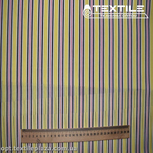 Шифон цветной 3166D4C2 Dobby полоска, желтый