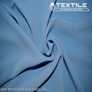 Креп шифон однотонный 3445C10 серо-голубой