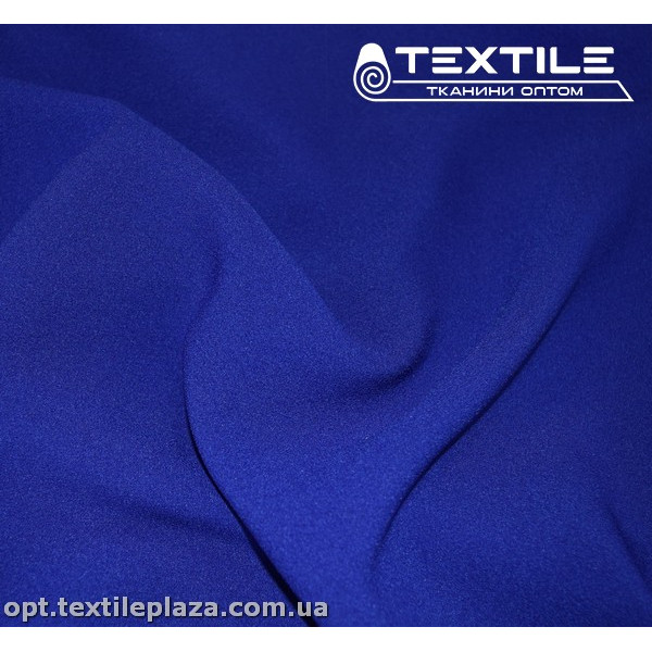 Креп шифон однотонный 2345C16 электрик