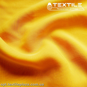 Шифон однотонный 10750C26 оранжево-желтый