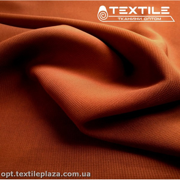 Шифон однотонный 9235C17 светло-коричневый