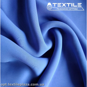Шифон однотонный 11005C18 васильковый
