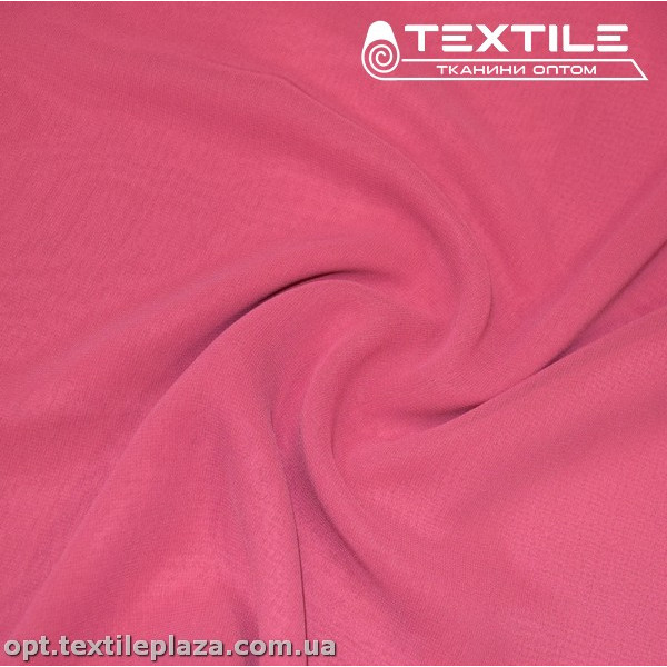 Шифон однотонный 4476C2 фрезово-розовый