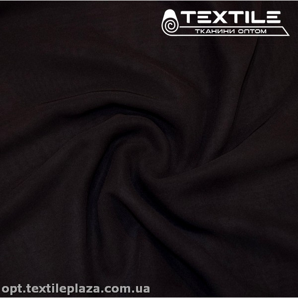 Шифон однотонный 4107C4 черный