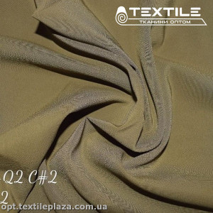 Шифон стрейчевый однотонный 51121C2 хаки