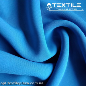 Шифон однотонный 11005C31 темно-голубой