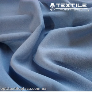 Креп шифон однотонный 3198C13 пыльно-голубой