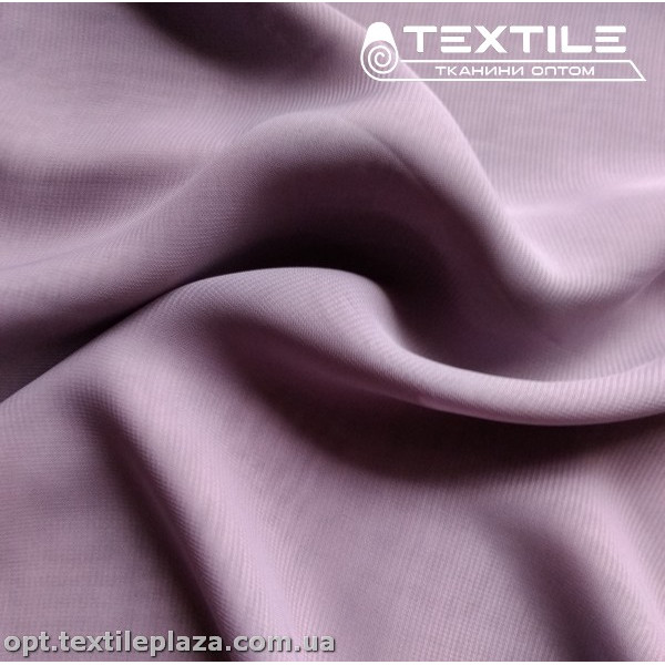 Шифон однотонный 9653C17 пыльно-сиреневый