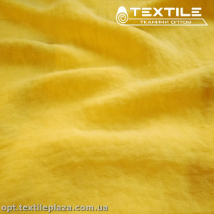 Шифон крэш однотонный 2697C31 Жоржет Peach желтый