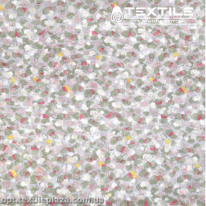 Шифон крэш цветной 4095D12C2 пятна, серый