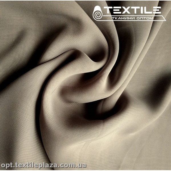 Шифон однотонный 9653C21 светло-графитовый