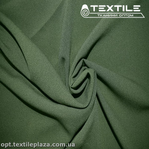 Креп шифон однотонный 3445C18 хаки