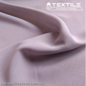 Шифон однотонный 9235C20 серо-сиреневый