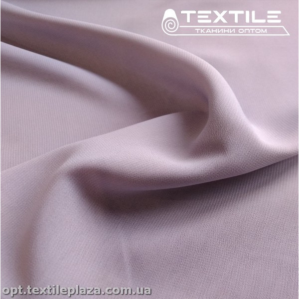 Шифон однотонный 9235C20 серо-сиреневый