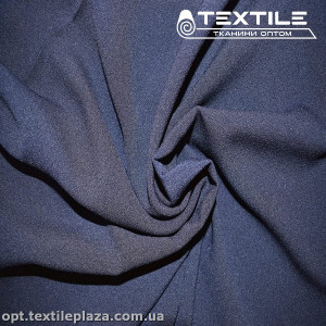 Креп шифон однотонный 3364C6 темно-синий