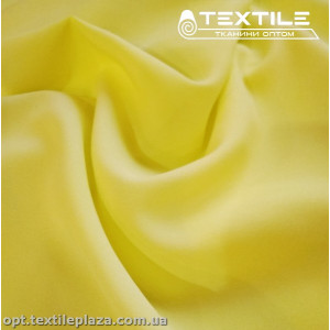 Креп шифон однотонный 2301C8 светло-желтый