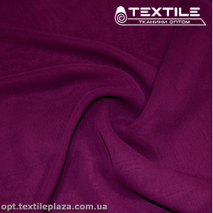 Шифон однотонный 4476C4 темно-фиолетовый