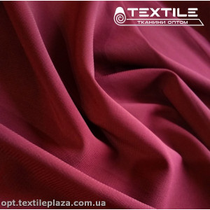 Шифон стрейчевый однотонный 12619C9 бордовый