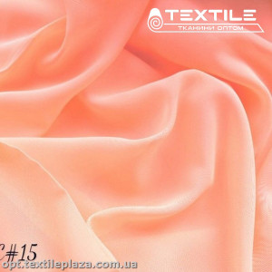 Шифон однотонный 21721C15 розово-персиковый